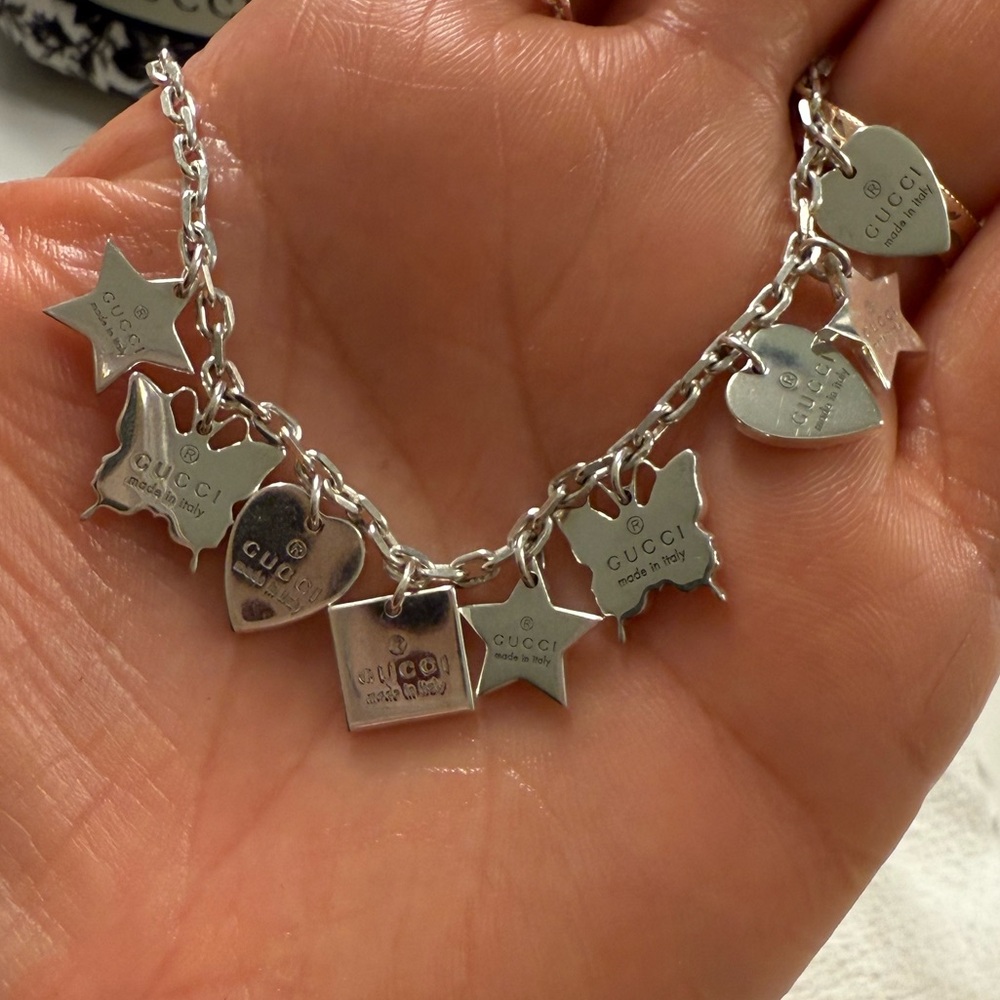 Gucci charm necklace.